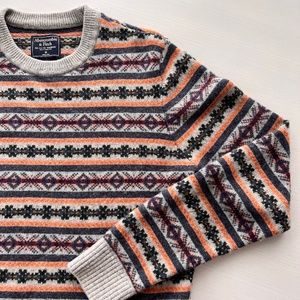 Abercrombie & Fitch Men's Long Sleeve Sweater Crewneck Sz M